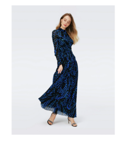 Image of sale on Kirstie Dress in Folded Chain Blue
