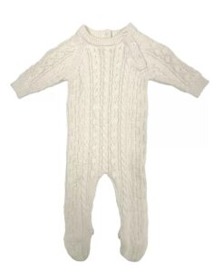 Image of sale on Baby Girls Noovel Multi Knit Cotton Footed Coverall
