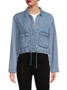 Image of sale on Cinch Crop Denim Jacket