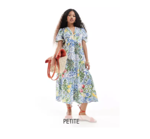 Image of sale on Starlight Midaxi Dress in Tile Fruit Print