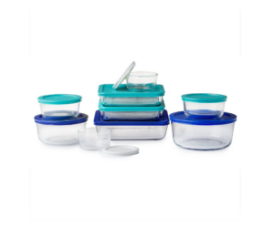 Image of sale on Pyrex 18pc Glass Storage Set