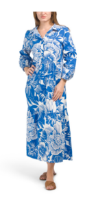 Image of sale on Floral Shirt Dress Midi Dress