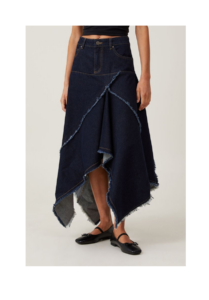 Image of sale on Harper Denim Midi Skirt