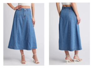 Image of sale on Brynn Denim Skirt