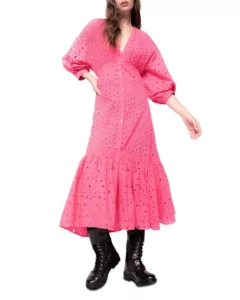 Image of sale on Patchwork Eyelet Dress