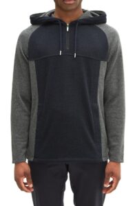 Image of sale on Asti Mixed Media Half-zip Sweatshirt