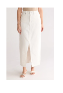 Image of sale on Minna Mid Rise Denim Skirt