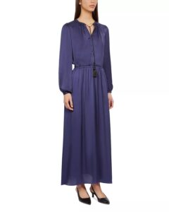 Image of sale on Plain Color Long Sleeve Maxi Dress