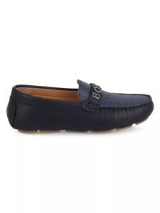 Image of sale on Boy’s Leather Driving Loafers