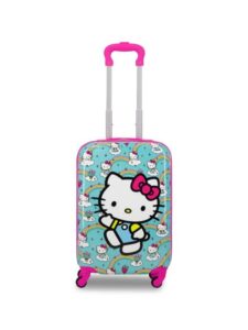 Image of sale on Kids 20 Inch Hello Kitty Rainbows Sipnner Suitcase