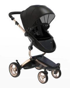 Image of sale on Xari Stroller Luxury Travel System W/ Champagne Chassis & Maxi-cosi Coral Xp Car Seat
