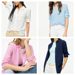 Image of sale on Gauze Button-up Shirt
