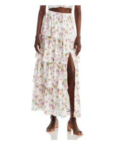 Image of sale on Sienna Womens Tiered Long Maxi Skirt