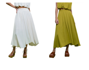 Image of sale on Pleated Maxi Skirt