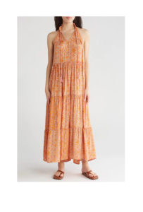Image of sale on Shalina Ruffle Tie Collar Dress