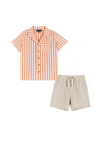 Image of sale on Kids’ Cabana Button-up Shirt & Shorts Set