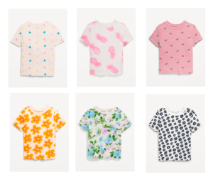 Image of sale on Short-sleeve Printed T-shirt for Toddler Girls