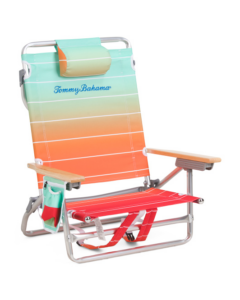Image of sale on Classic 5 Position Backpack Folding Chair with Cooler Pockets