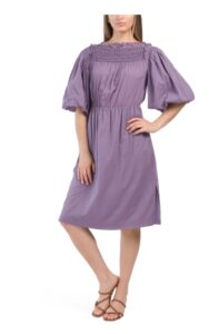 Image of sale on Textured Smock Dress