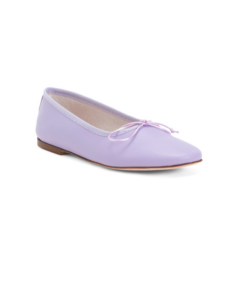 Image of sale on Made in Italy Leather Laura Square Toe Flats