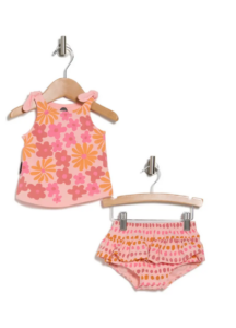 Image of sale on Flower Bow Tank & Ruffle Bloomers Set