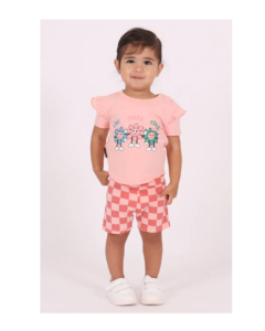 Image of sale on Cute Frill T-shirt & Bike Shorts Set