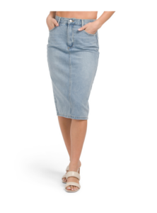 Image of sale on Denim Midi Skirt