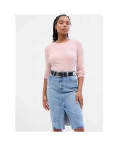 Image of sale on Ribbed Crewneck T-shirt