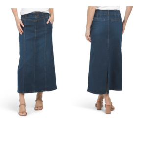 Image of sale on Maxi Denim Skirt