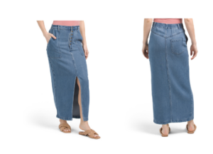 Image of sale on Dara Button Front Midi Skirt