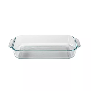 Image of sale on Pyrex Clear Basics 2 Quart Glass Oblong Baking Dish Rectangular