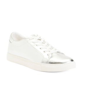 Image of sale on Kam Metallic Lace Up Sneakers