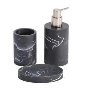 Image of sale on 3pc Marble Pattern Counter Accessories Set