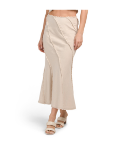 Image of sale on High Rise Skirt with Cascading Ruffles
