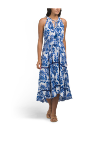 Image of sale on Sleeveless Floral Midi Dress
