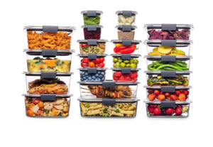 Image of sale on Bpa Free 22-piece Food Storage Containers Set, Airtight, Leak-proof, with Lids for Meal Prep, Lunch, and Leftovers