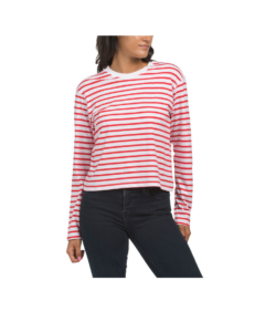 Image of sale on Classic Jersey Striped Long Sleeve Top