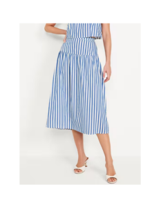 Image of sale on Dropped-waist Midi Skirt