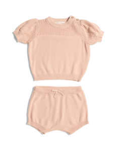 Image of sale on Infant Girls 2pc Knit Shorts Set