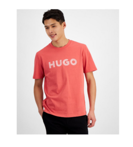 Image of sale on Men’s Regular-fit Embroidered Logo Graphic T-shirt