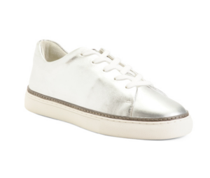 Image of sale on Leather Callie Lace Up Sneakers