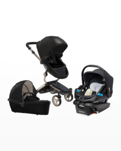 Image of sale on Xari Stroller Luxury Travel System W/ Champagne Chassis & Maxi-cosi Coral Xp Car Seat