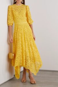 Image of sale on Julane Asymmetric Lace Dress