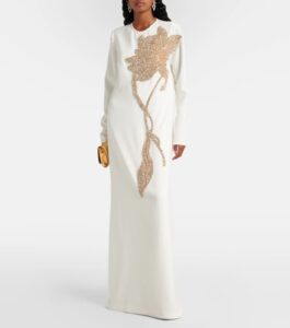 Image of sale on Embellished Crêpe Gown