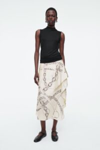 Image of sale on Asymmetric Draped Skirt
