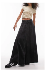 Image of sale on Denim Circle Maxi Skirt