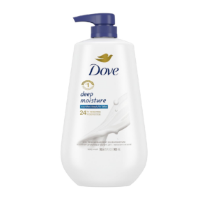 Image of sale on Dove Body Wash with Pump Deep Moisture for Dry Skin Moisturizing Skin Cleanser with 24hr Renewing Micromoisture Nourishes the Driest Skin 30.6 Oz