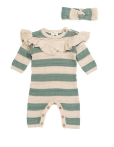 Image of sale on Newborn Girls Coverall Set 0-9m