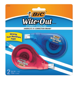 Image of sale on 2-count Pack of White Correction Tape