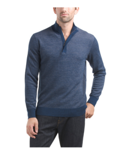 Image of sale on Merino Wool Hidden Quarter Zip Top